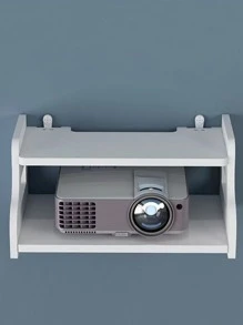 1入組免打孔掛壁式路由器存儲架 - 白色 - 查看 2