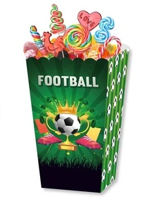 Hộp bao bì đồ họa 10 cái bóng đá & chữ cái - Nhiều màu - Xem 3