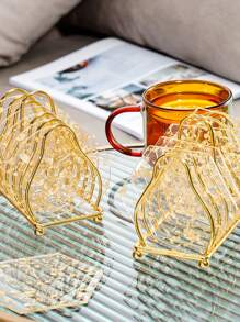 1入組鐵收納架 - 金色 - 查看 5