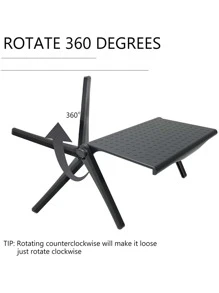 1pc TV Screen Top Storage Shelf Adjustable Monitor Storage Rack Computer Desktop Display Stand TV Router Storage Rack Home Organizer - Black - View 4