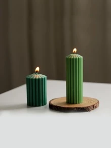 1pc Silicone Candle Mold, White Candle Silicone Mold For DIY - White - View 6