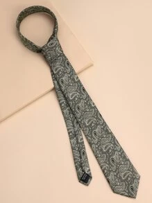 Men Paisley Pattern Tie - Multicolor - View 2