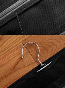 1 pieza Bolsa de almacenamiento de joya unicolor colgante - Negro - Ver 6