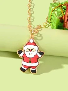 聖誕老人吊墜鏈式項鏈