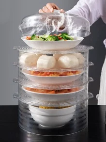 1pc Clear Multifunction Insulated Dust Cover