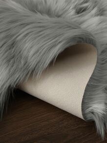 Tấm thảm mờ rắn - Xám - Xem 2