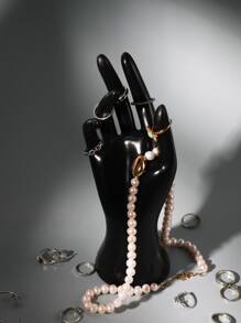 Giá trưng bày đồ trang sức thiết kế 1pc - màu đen - Xem 1