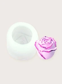 1 pièce Moule en silicone en forme de fleur de rose pour bougies parfumées DIY, diffuseur en pierre