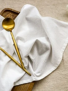 6入組素色餐巾 - 白色 - 查看 6