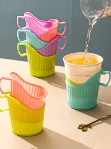 4入組隨機色杯子支架 - 彩色 - 查看 1