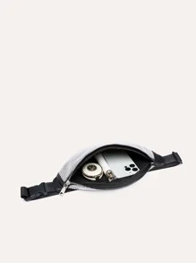 Riñonera minimalista - Plateado - Ver 4