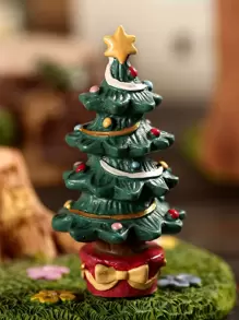 1 đồ trang trí cây thông Noel bằng nhựa, đồ trang trí để bàn, đạo cụ tạo cảnh - Nhiều màu - Xem 1