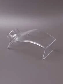 1pc/6pcs Big Neck Jewelry Display Stand - Clear - View 6