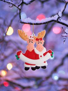 1 件创意时尚可爱驯鹿圣诞装饰挂饰 - 彩色 - 查看 2