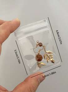 100pcs Clear Jewelry Storage Bag - Clear - View 3