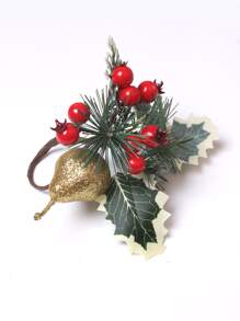 1pc Plant Decor Napkin Ring - Multicolor - View 2