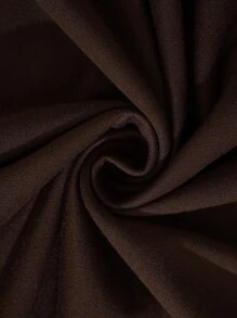 ROMWE MEN Goth Men Ghost & Slogan Graphic Sweatshirt - Chocolate Brown - View 5