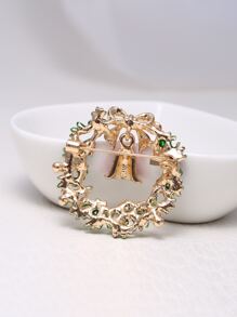 Navidad Broche Guirnalda con diamante de imitación - Multicolor - Ver 2