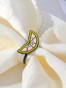 2pcs Watermelon Decor Napkin Ring - Multicolor - View 4