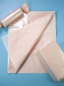 10pcs Plain Gift Wrapping Paper - Dusty Pink - View 2