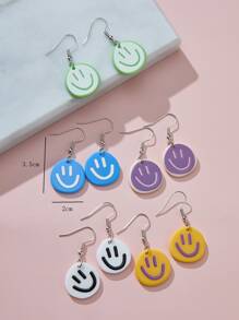 5對表情耳墜 - 彩色 - 查看 3