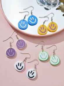 5對表情耳墜 - 彩色 - 查看 4