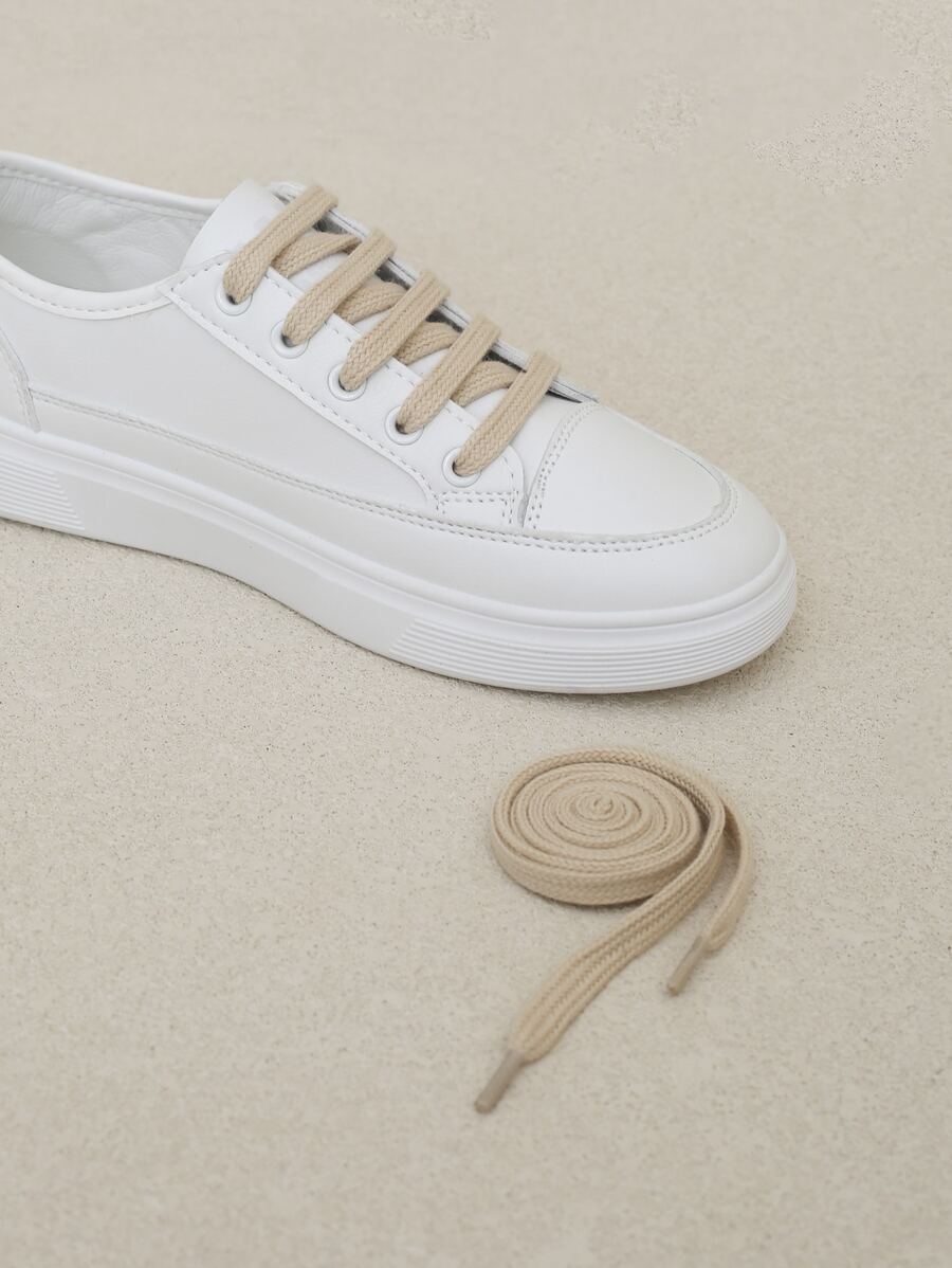 Phụ kiện giày Nữ màu trơn - Màu Khaki - Xem 1