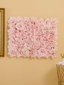 40*30厘米人造玫瑰花墙适合婚礼装饰、房间装饰、家居装饰、圣诞装饰 - 彩色 - 查看 1