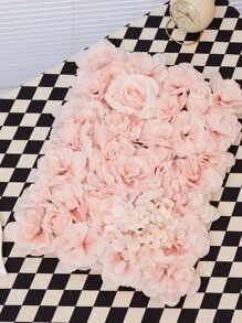 40*30厘米人造玫瑰花墙适合婚礼装饰、房间装饰、家居装饰、圣诞装饰 - 彩色 - 查看 5