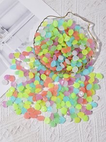 100 cái Phát Sáng Trong Trang Trí Sân Vườn Thiết Kế Đá Bóng Tối - Nhiều màu - Xem 3