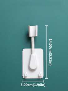 1pc Wall Mounted Random Color Shower Head Holder, Self Adhesive Showerhead Rack, For Bathroom - Multicolor - View 2