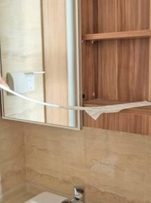 1 pieza Cepillo de limpieza de grietas con mango largo de color al azar - Multicolor - Ver 6