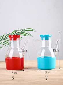 1pc Random Color Spice Jar, Plastic Liquor Bottle Pourer For Kitchen - Multicolor - View 3
