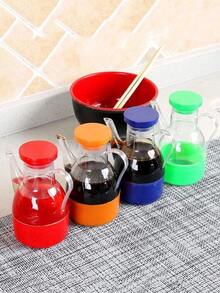 1pc Random Color Spice Jar, Plastic Liquor Bottle Pourer For Kitchen - Multicolor - View 4