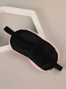 睫毛刺繡毛茸茸眼罩 - 彩色 - 查看 3