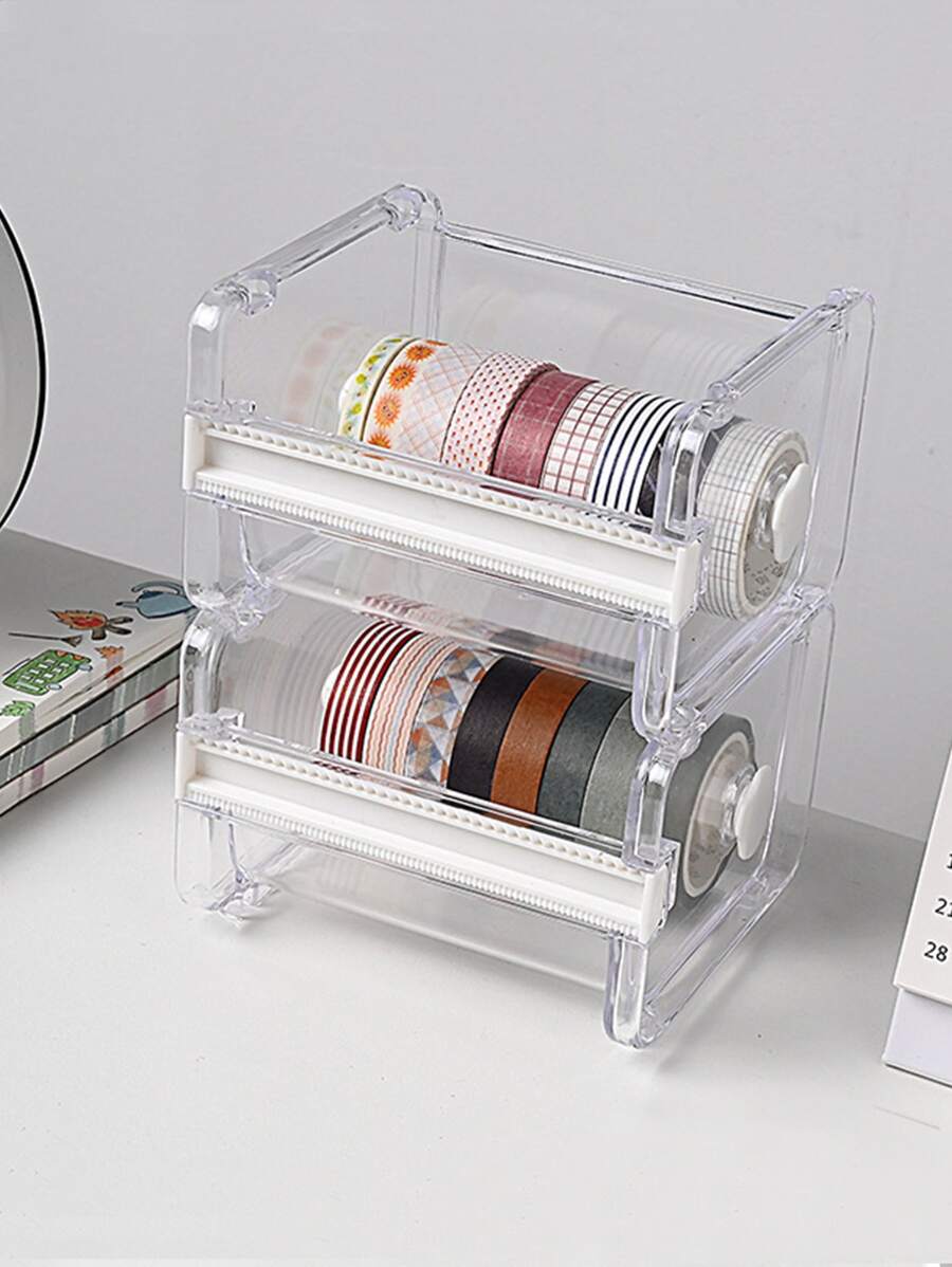 1 pieza Cinta transparente Dispensador - transparente - Ver 1