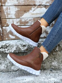 Giày đi Tuyết Nữ màu trơn Thể thao - màu nâu - Xem 6