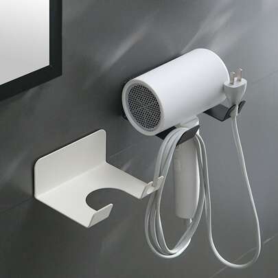1pc Punch-free Random Color Hair Dryer Holder