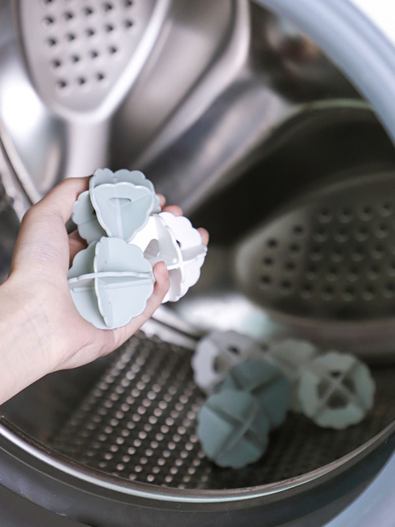 4 piezas Bola de lavandería unicolor - Multicolor - Ver 1