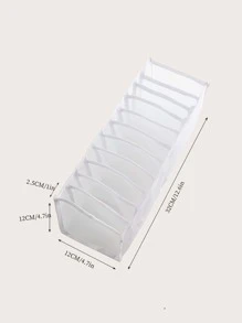 2pcs Solid Underwear Storage Box Halloween Decorations Halloween Costumes Autumn Decor Festival Decor - White - View 3