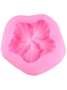 1pc Flower Shaped DIY Silicone Mold - Pink - View 2