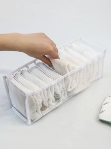 2pcs Solid Underwear Storage Box Halloween Decorations Halloween Costumes Autumn Decor Festival Decor - White - View 4