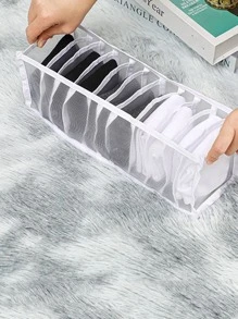 2pcs Solid Underwear Storage Box Halloween Decorations Halloween Costumes Autumn Decor Festival Decor - White - View 6