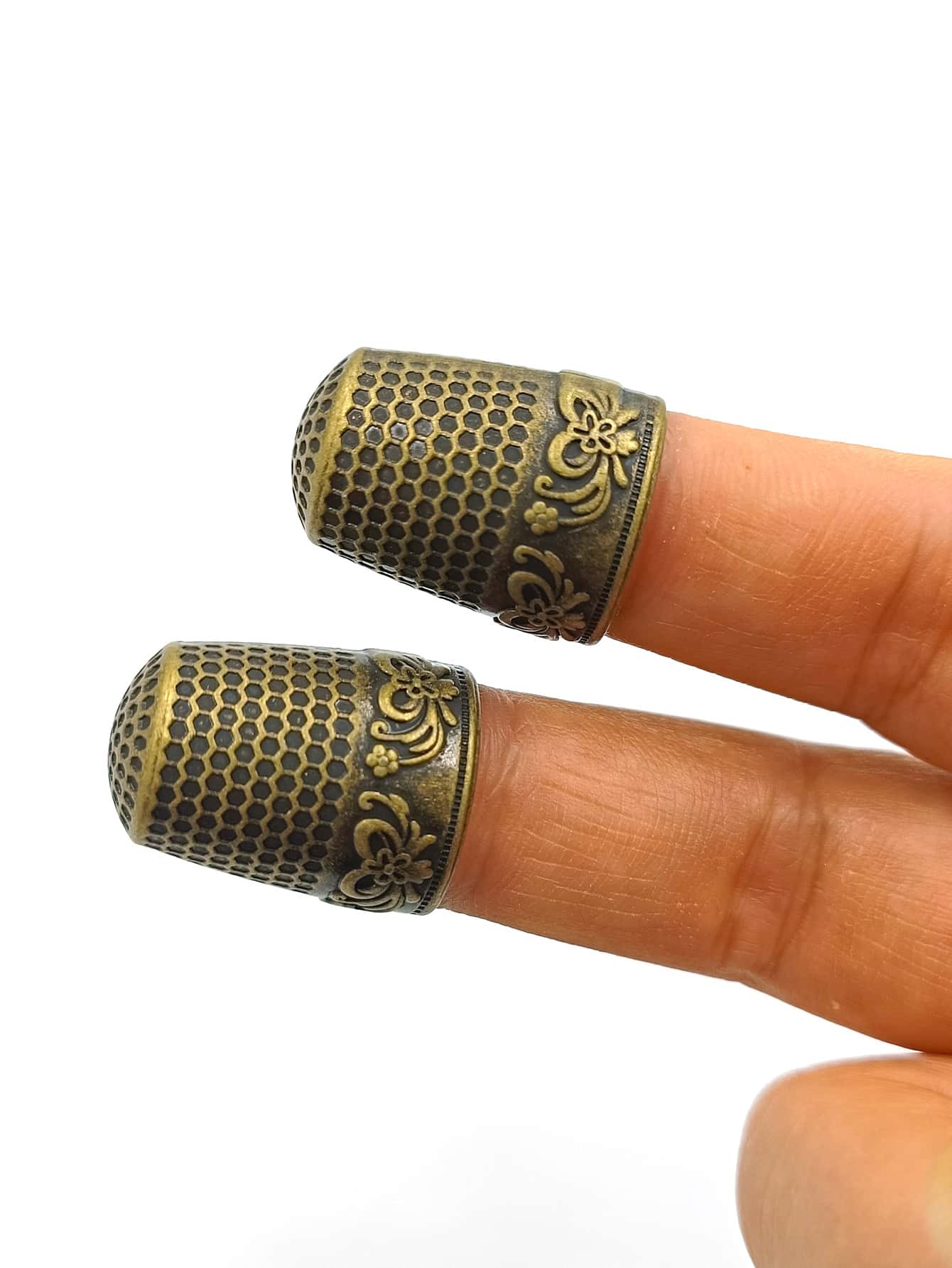 2入組古銅色縫針 - 銅色 - 查看 1