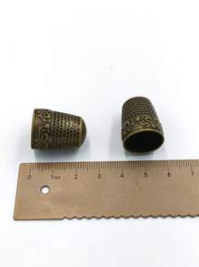 2入組古銅色縫針 - 銅色 - 查看 3