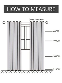 聖誕屋和人像圖案單片窗簾 - 彩色 - 查看 3