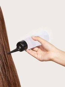 2pcs Empty Hair Dye Applicator Bottle - White - View 2