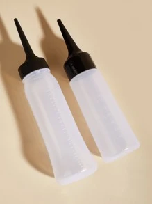 2pcs Empty Hair Dye Applicator Bottle - White - View 5