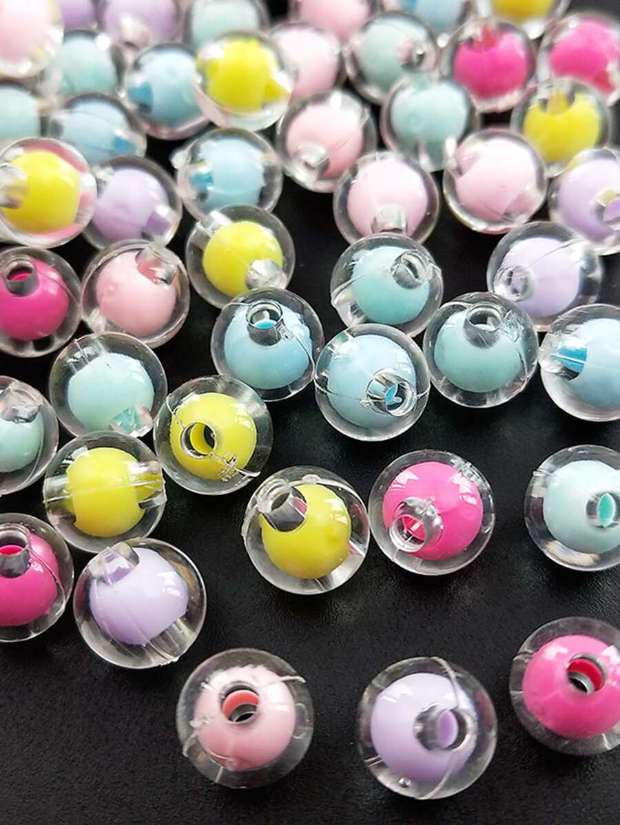 50入組隨機色DIY釘珠 - 彩色 - 查看 1