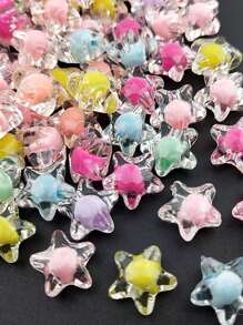 20入組星形隨機色DIY釘珠 - 彩色 - 查看 1